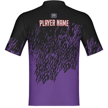 Load image into Gallery viewer, Purple and Black Glitch style- Performance Collar-Customizable