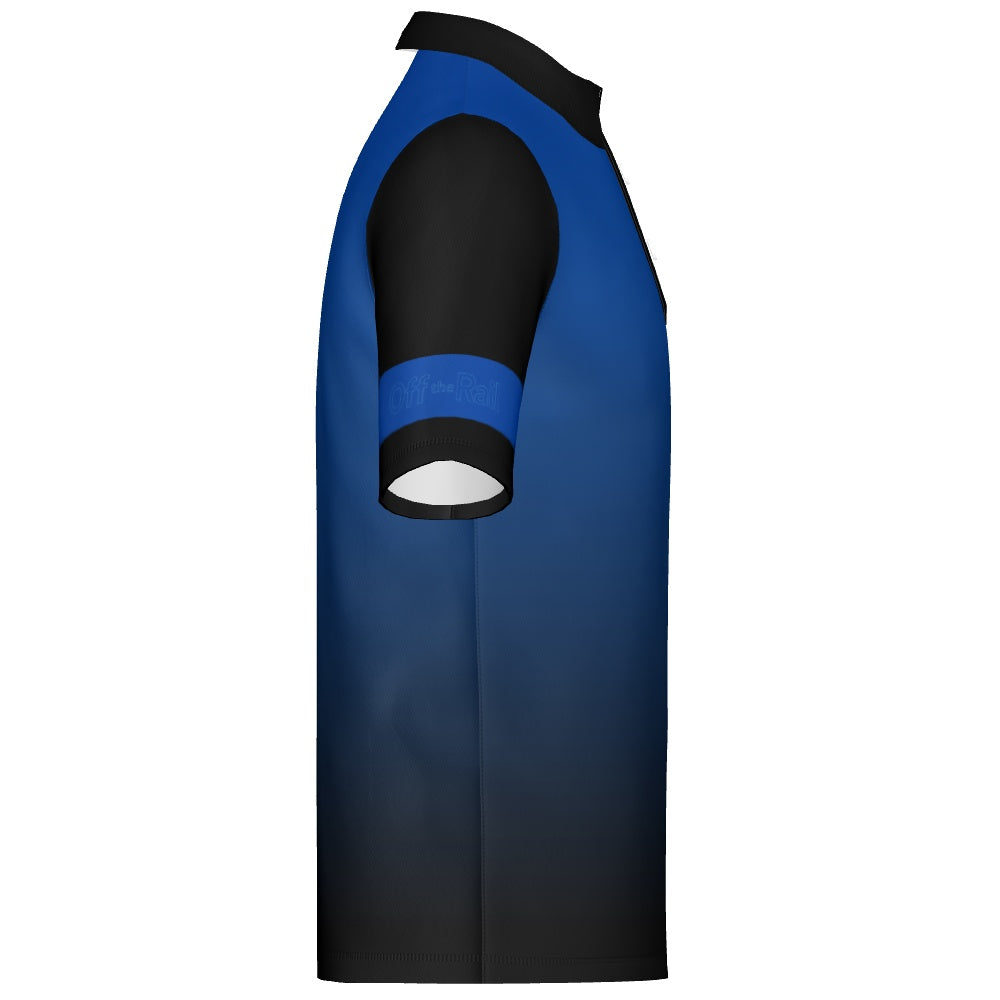 Blue/Black Standard Button up-Customizeable