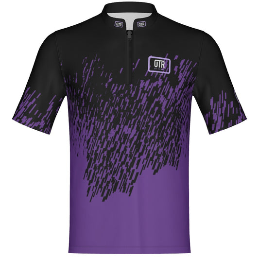 Purple and Black Glitch style- Performance Collar-Customizable