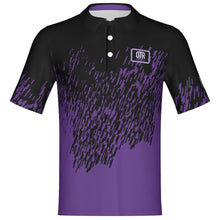 Load image into Gallery viewer, Purple and Black Glitch style- Standard Collar-Customizable