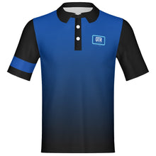 Load image into Gallery viewer, Blue/Black Standard Button up-Customizeable